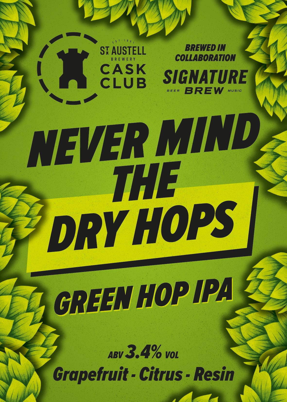 Never Mind the Dry Hops IPA pump clip