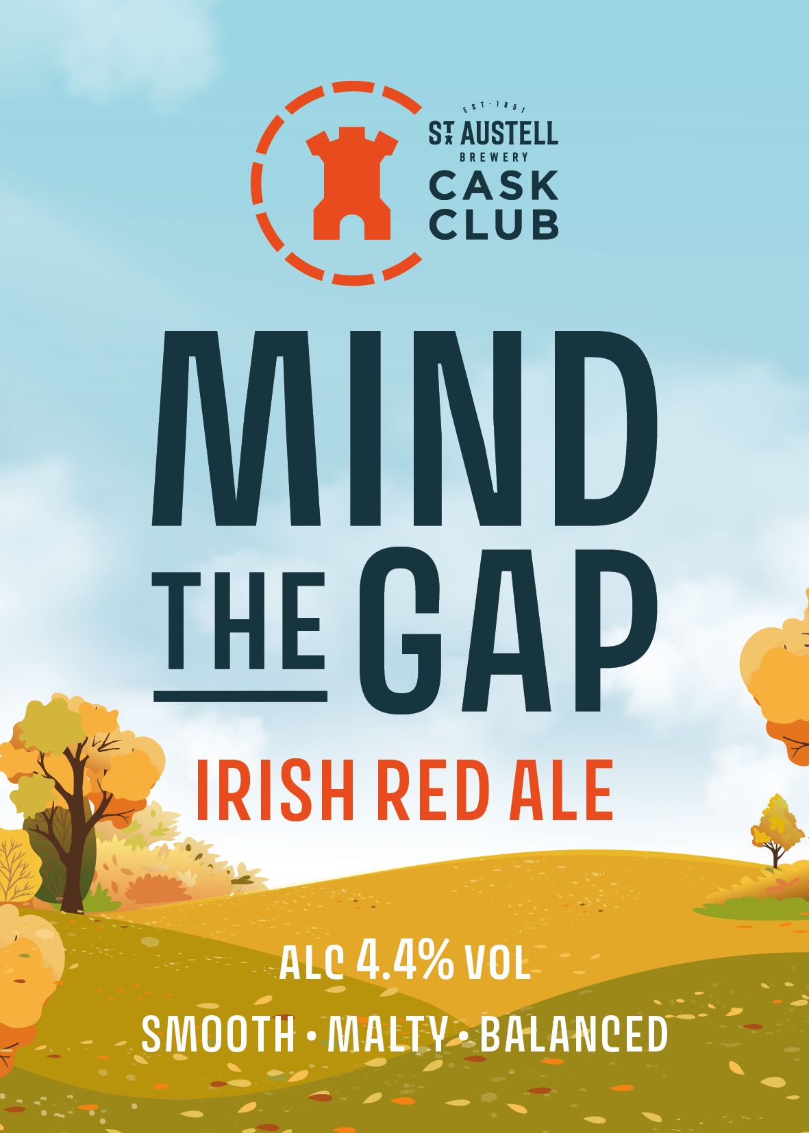 St Austell Brewery's Mind the Gap Irish Red Ale